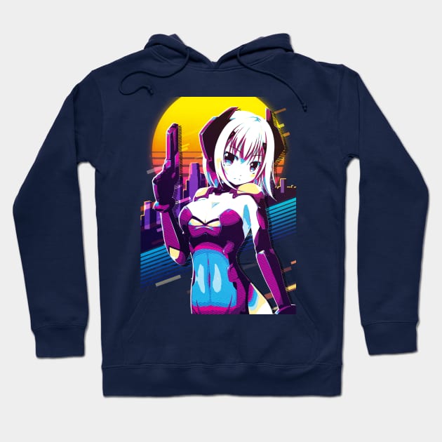 Date A Live Origami Tobiichi Hoodie by 80sRetro